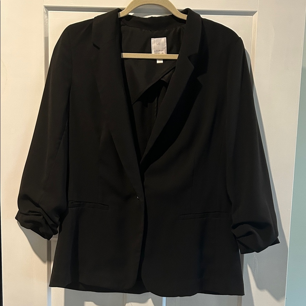 LC Lauren Conrad Classic Black Blazer